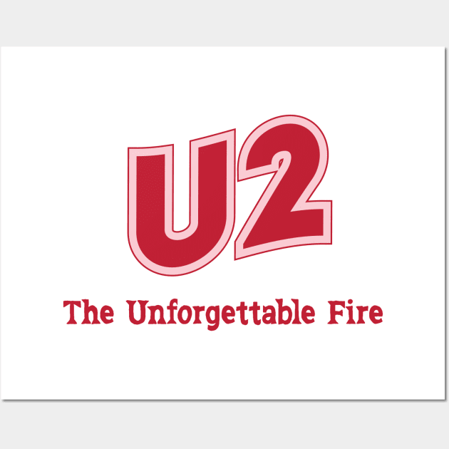 U2 The Unforgettable Fire Wall Art by PowelCastStudio